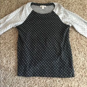 Black and white shirt